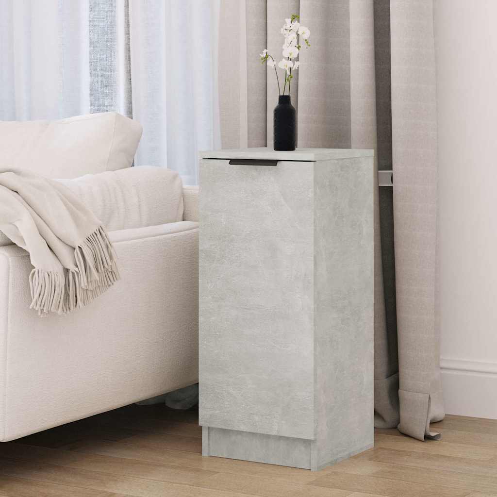 Sideboard Betongrau 30x30x70 cm Holzwerkstoff