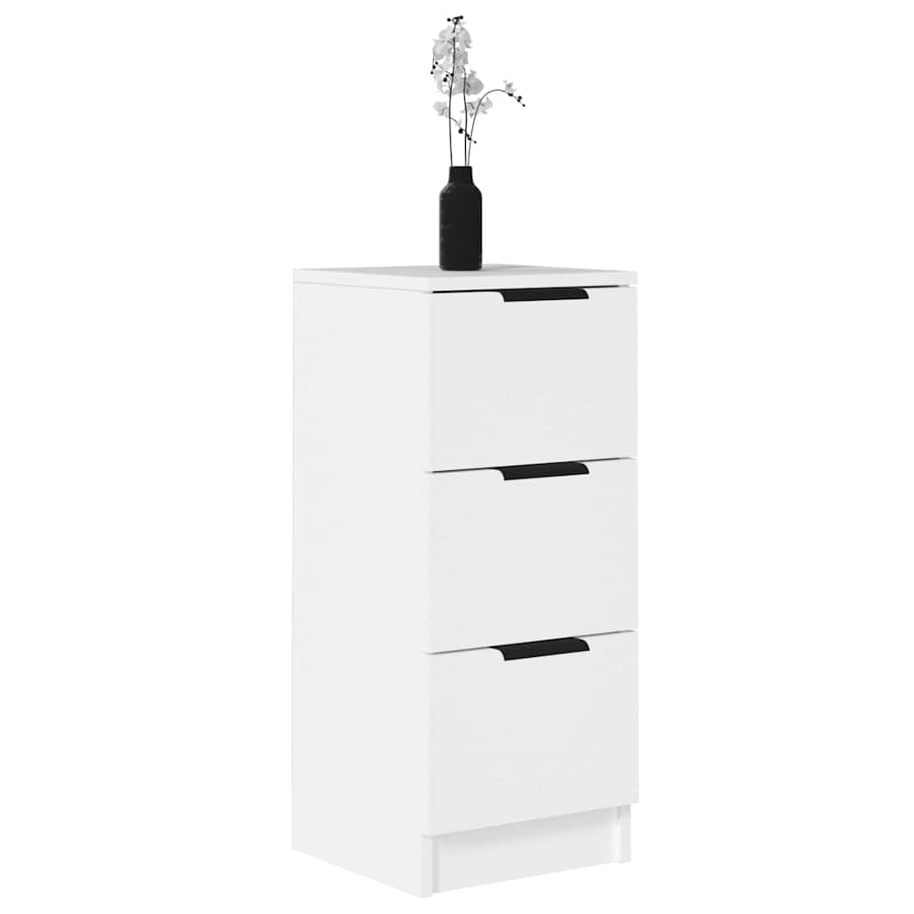 Sideboards 2 Stk. Weiß 30x30x70 cm Holzwerkstoff