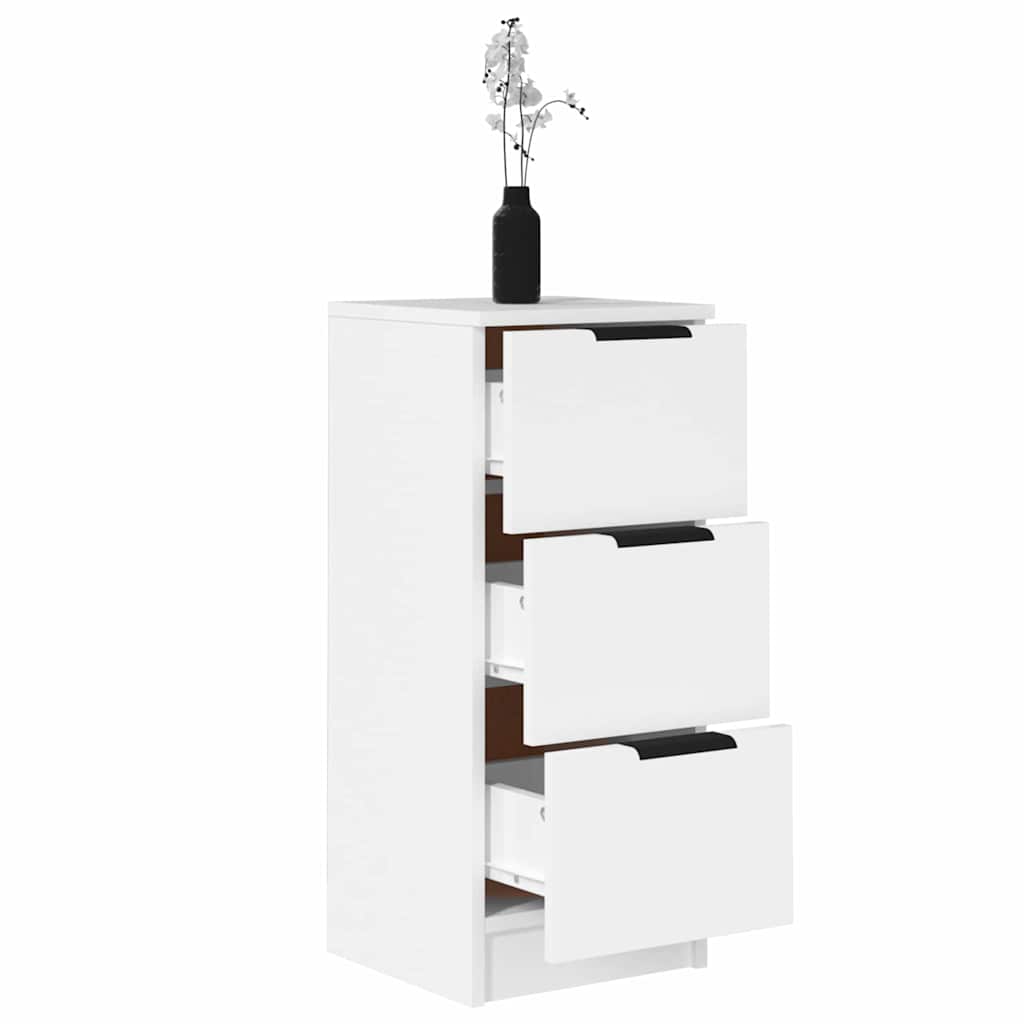 Sideboards 2 Stk. Weiß 30x30x70 cm Holzwerkstoff