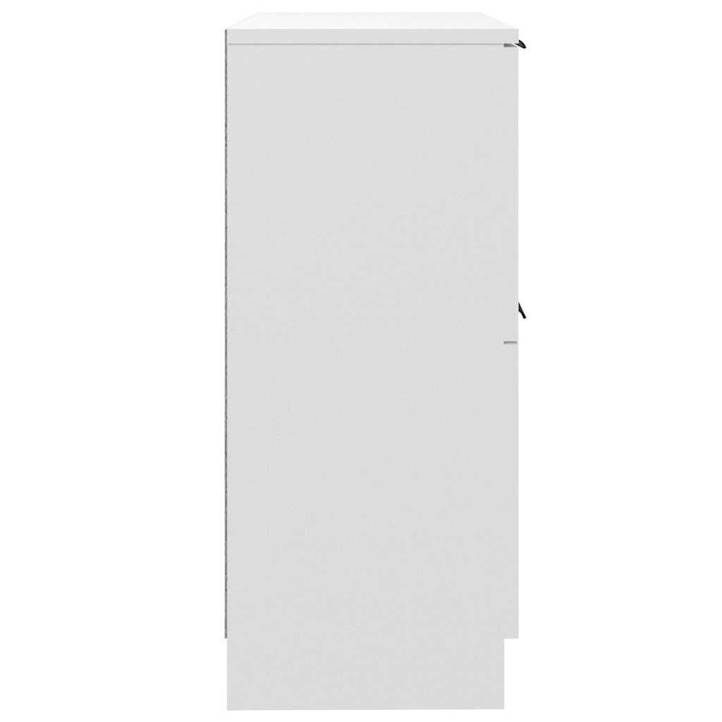 Sideboards 2 Stk. Weiß 30x30x70 cm Holzwerkstoff