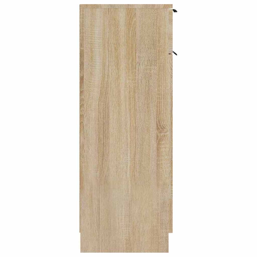 Badschrank Sonoma-Eiche 32x33,5x90 cm Holzwerkstoff