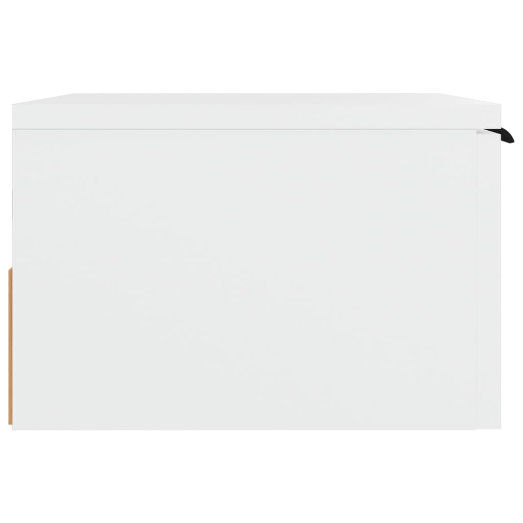 Tables de chevet murales 2 pcs. Blanc 34x30x20 cm