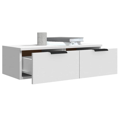 Wandschrank Weiß 68x30x20 cm Holzwerkstoff