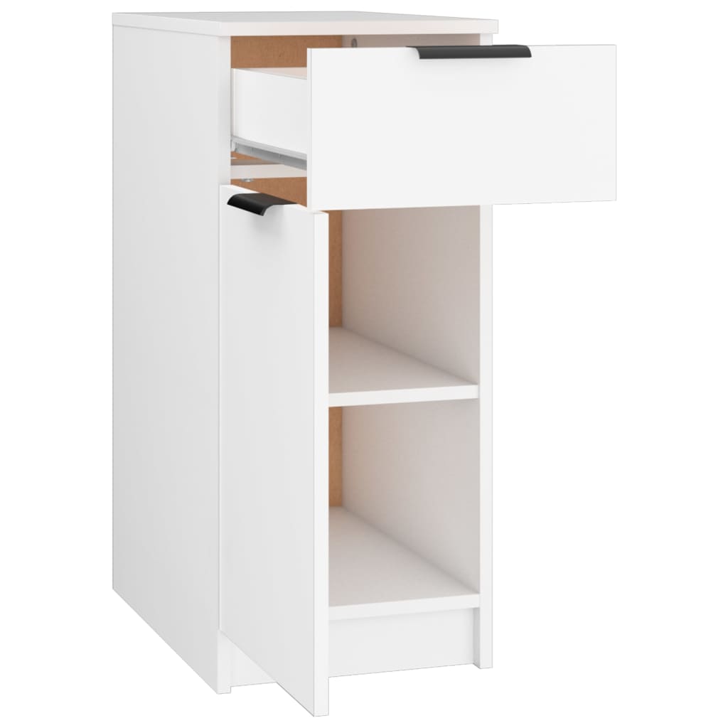 Armoire de bureau blanc 33,5x50x75 cm en bois