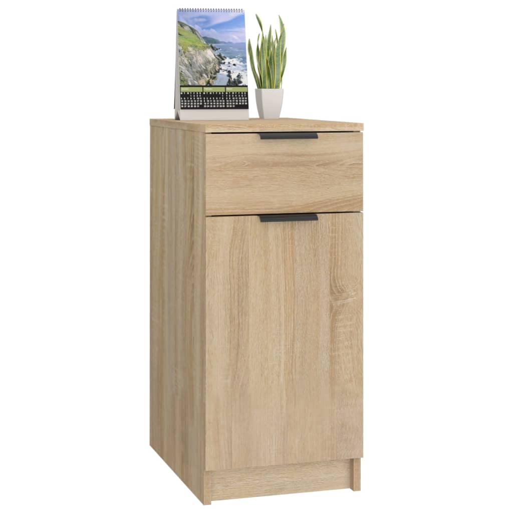 Schreibtischschrank Sonoma-Eiche 33,5x50x75 cm Holzwerkstoff