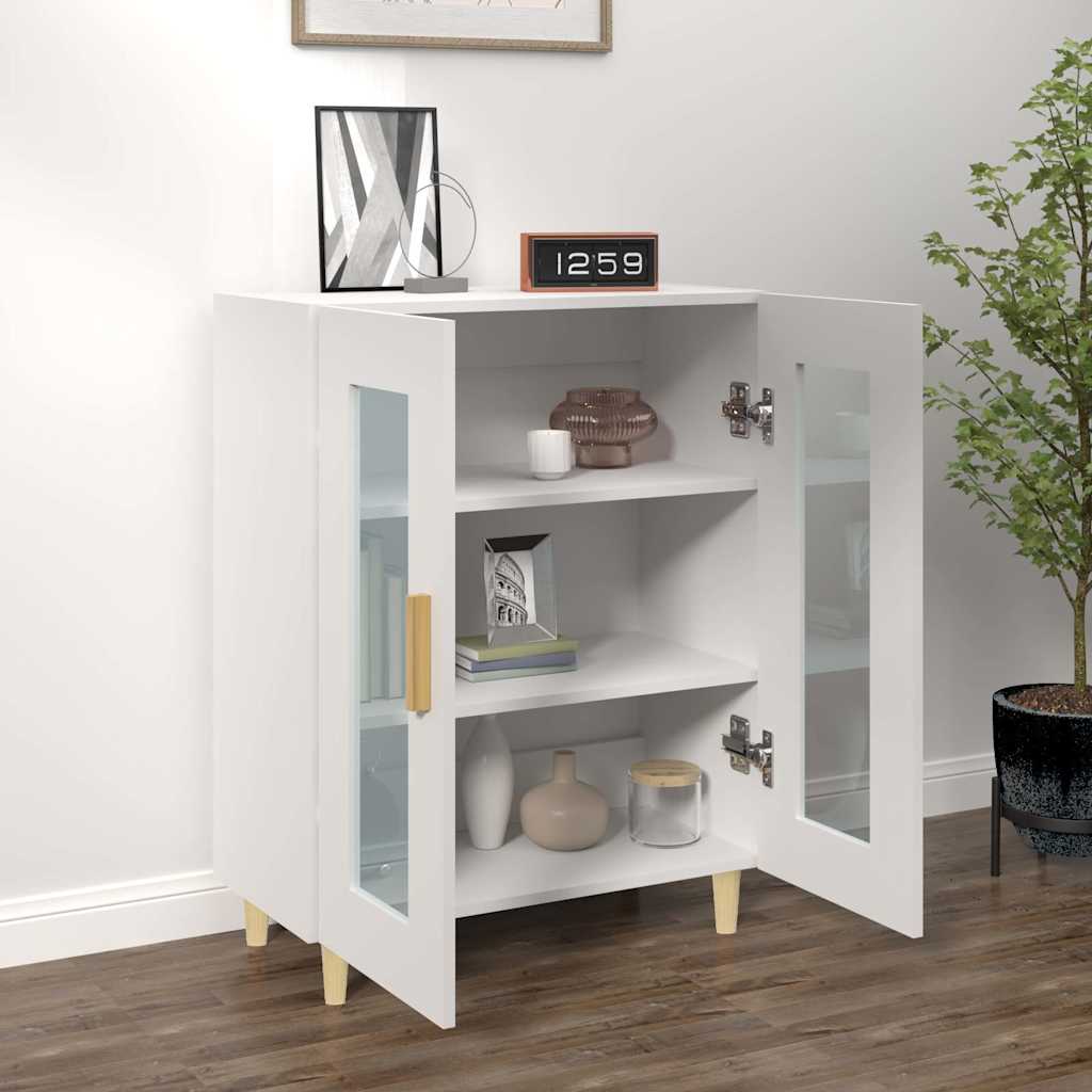 Sideboard Weiß 69,5x34x90 cm Holzwerkstoff