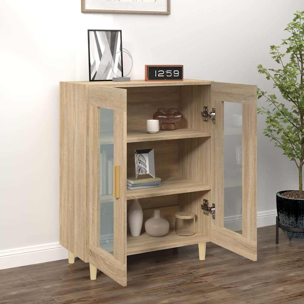 Sideboard Sonoma-Eiche 69,5x34x90 cm Holzwerkstoff