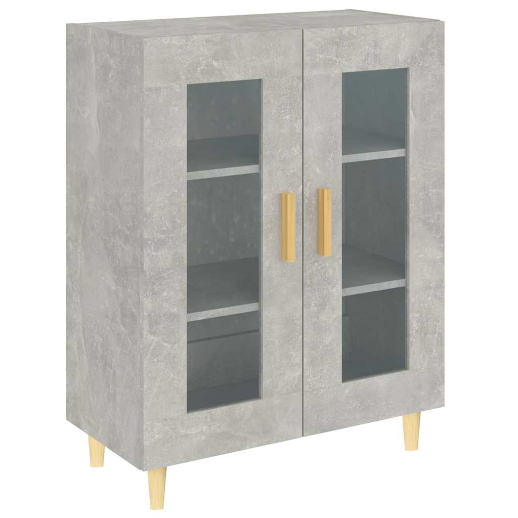 Sideboard Betongrau 69,5x34x90 cm Holzwerkstoff
