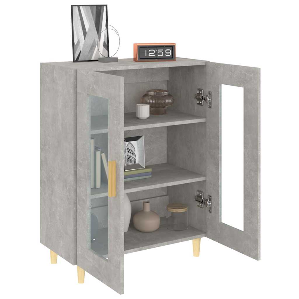 Sideboard Betongrau 69,5x34x90 cm Holzwerkstoff
