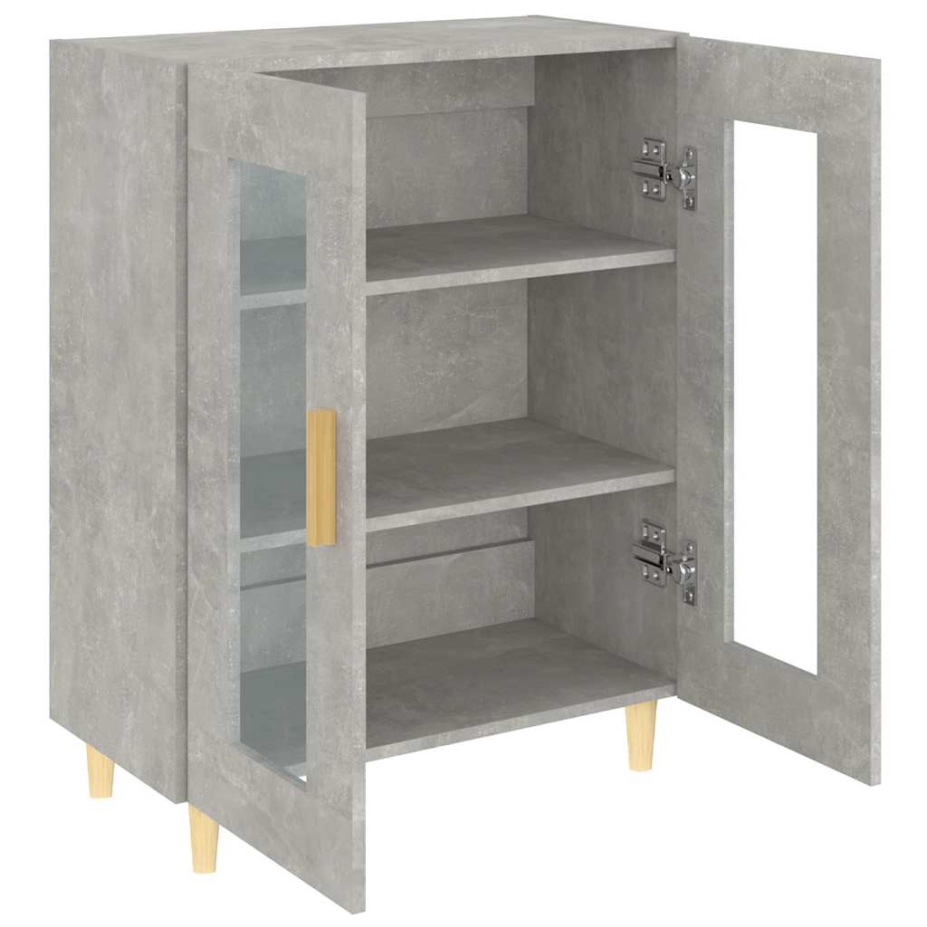 Sideboard Betongrau 69,5x34x90 cm Holzwerkstoff