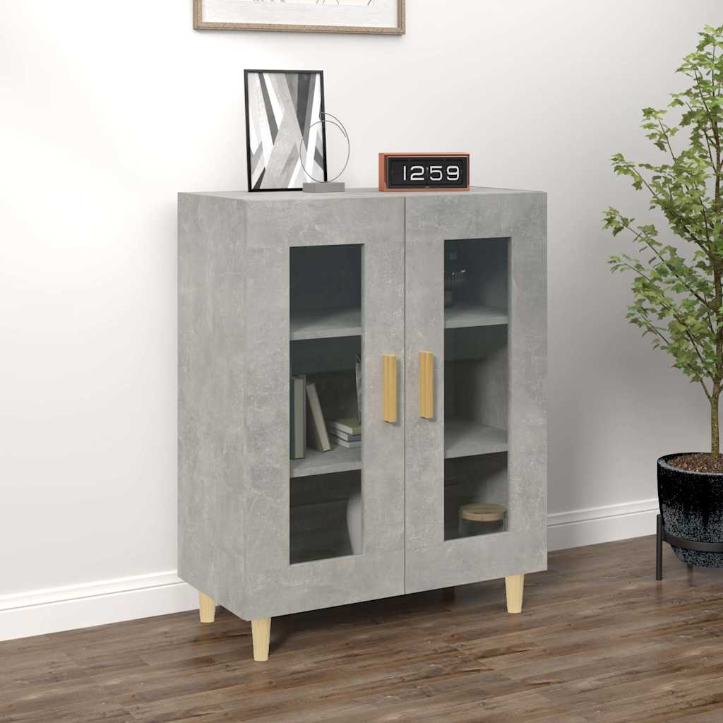 Sideboard Betongrau 69,5x34x90 cm Holzwerkstoff