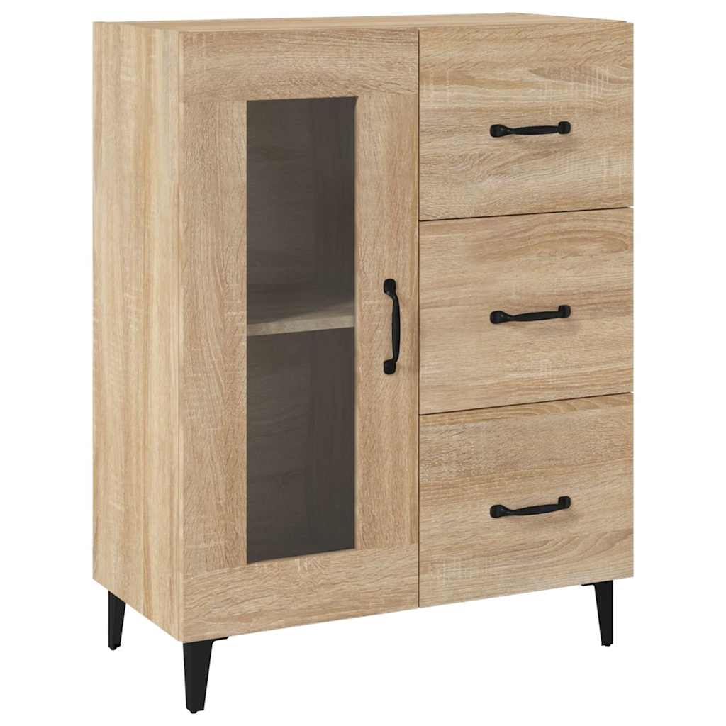Sideboard Sonoma-Eiche 69,5x34x90 cm Holzwerkstoff