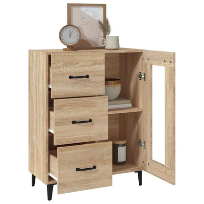 Sideboard Sonoma-Eiche 69,5x34x90 cm Holzwerkstoff