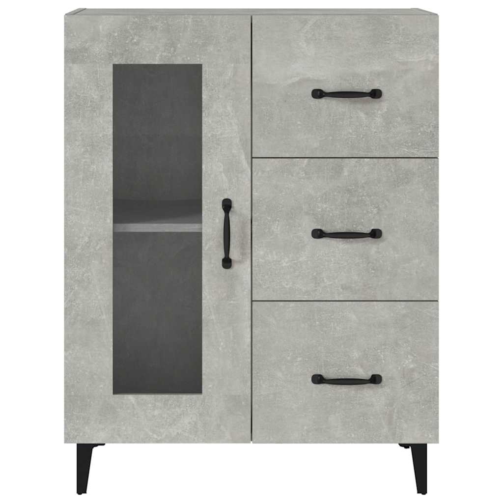 Sideboard Betongrau 69,5x34x90 cm Holzwerkstoff