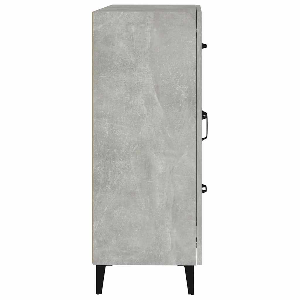 Sideboard Betongrau 69,5x34x90 cm Holzwerkstoff