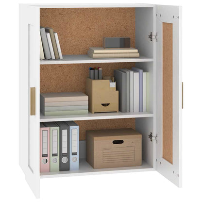 Wandschrank Weiß 69,5x32,5x90 cm Holzwerkstoff