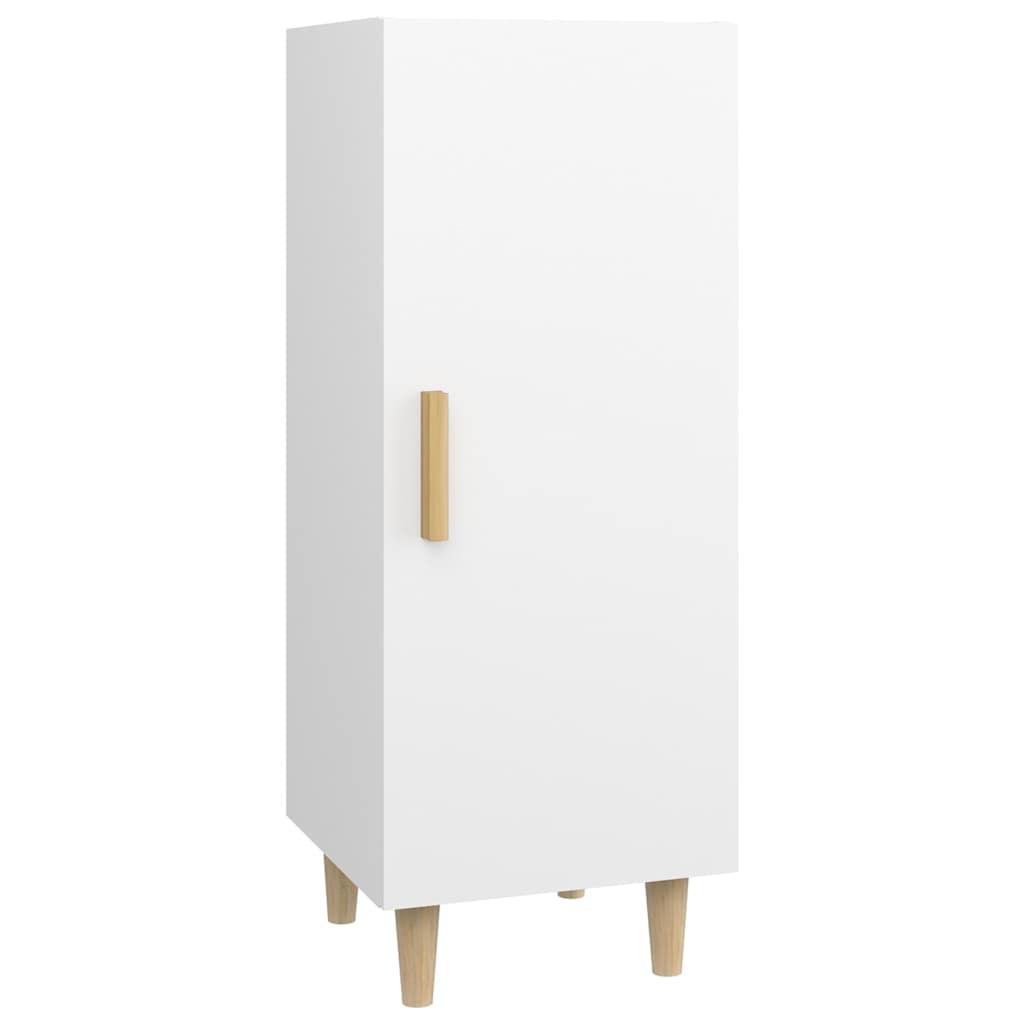 Sideboard Weiß 34,5x34x90 cm Holzwerkstoff