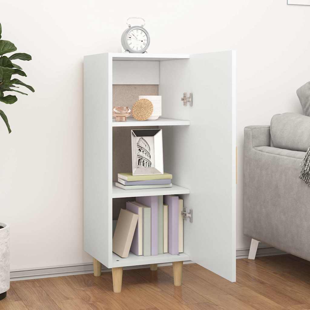 Sideboard Weiß 34,5x34x90 cm Holzwerkstoff