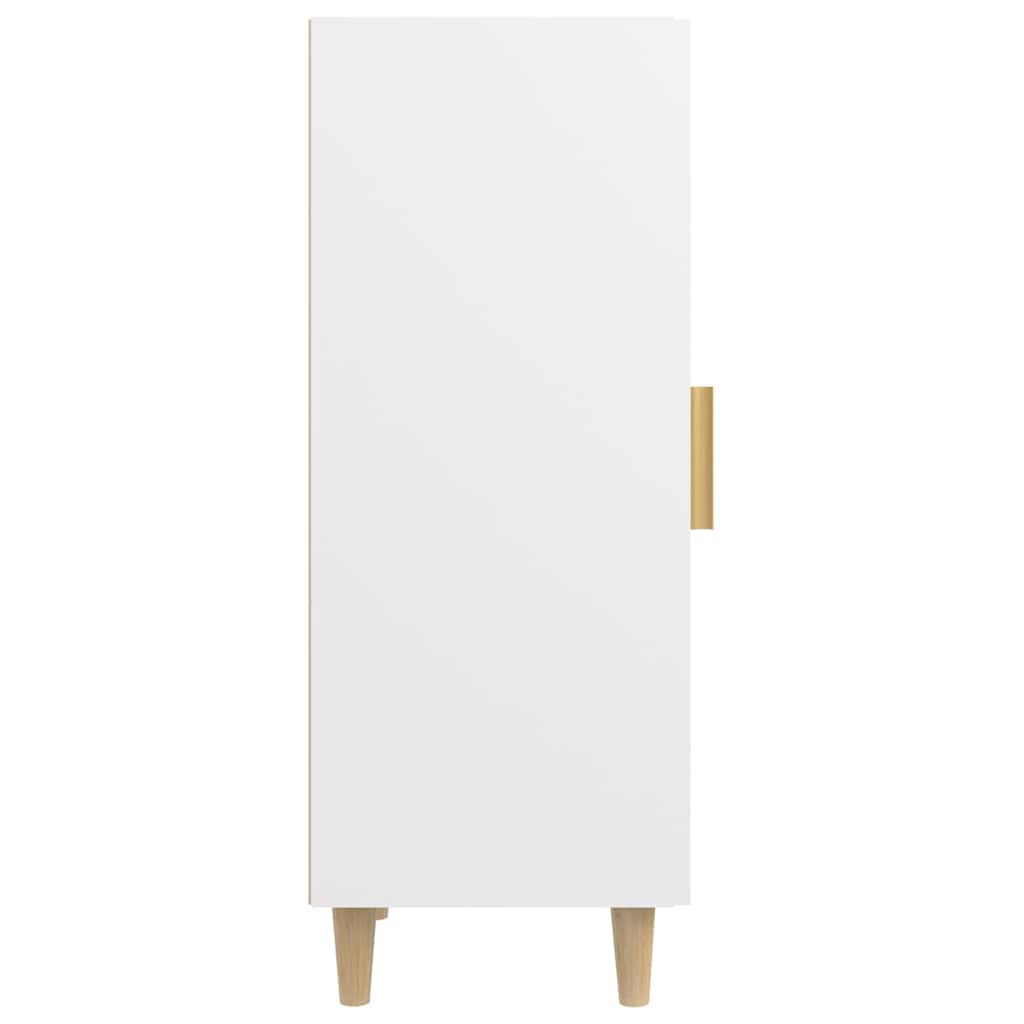 Sideboard Weiß 34,5x34x90 cm Holzwerkstoff