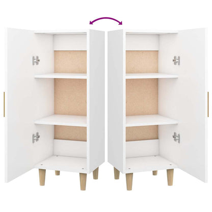 Sideboard Weiß 34,5x34x90 cm Holzwerkstoff