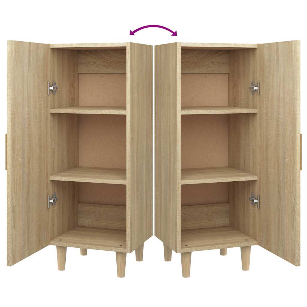 Sideboard Sonoma-Eiche 34,5x34x90 cm Holzwerkstoff