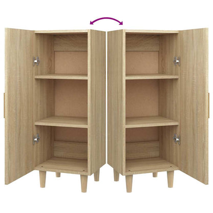 Sideboard Sonoma-Eiche 34,5x34x90 cm Holzwerkstoff