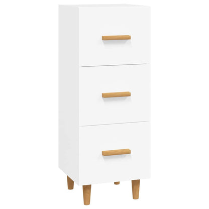 Sideboard Weiß 34,5x34x90 cm Holzwerkstoff