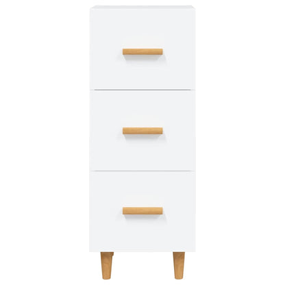 Sideboard Weiß 34,5x34x90 cm Holzwerkstoff