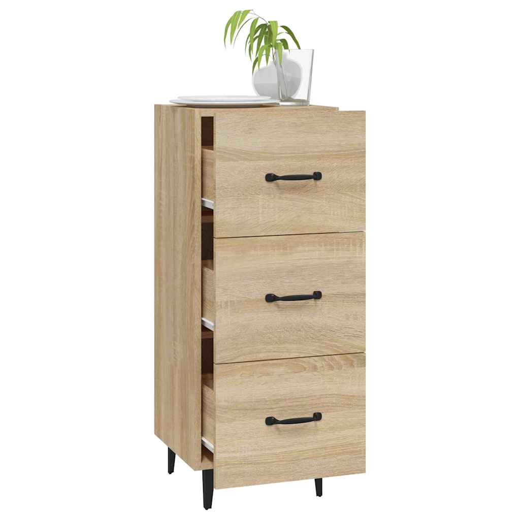 Sideboard Sonoma-Eiche 34,5x34x90 cm Holzwerkstoff