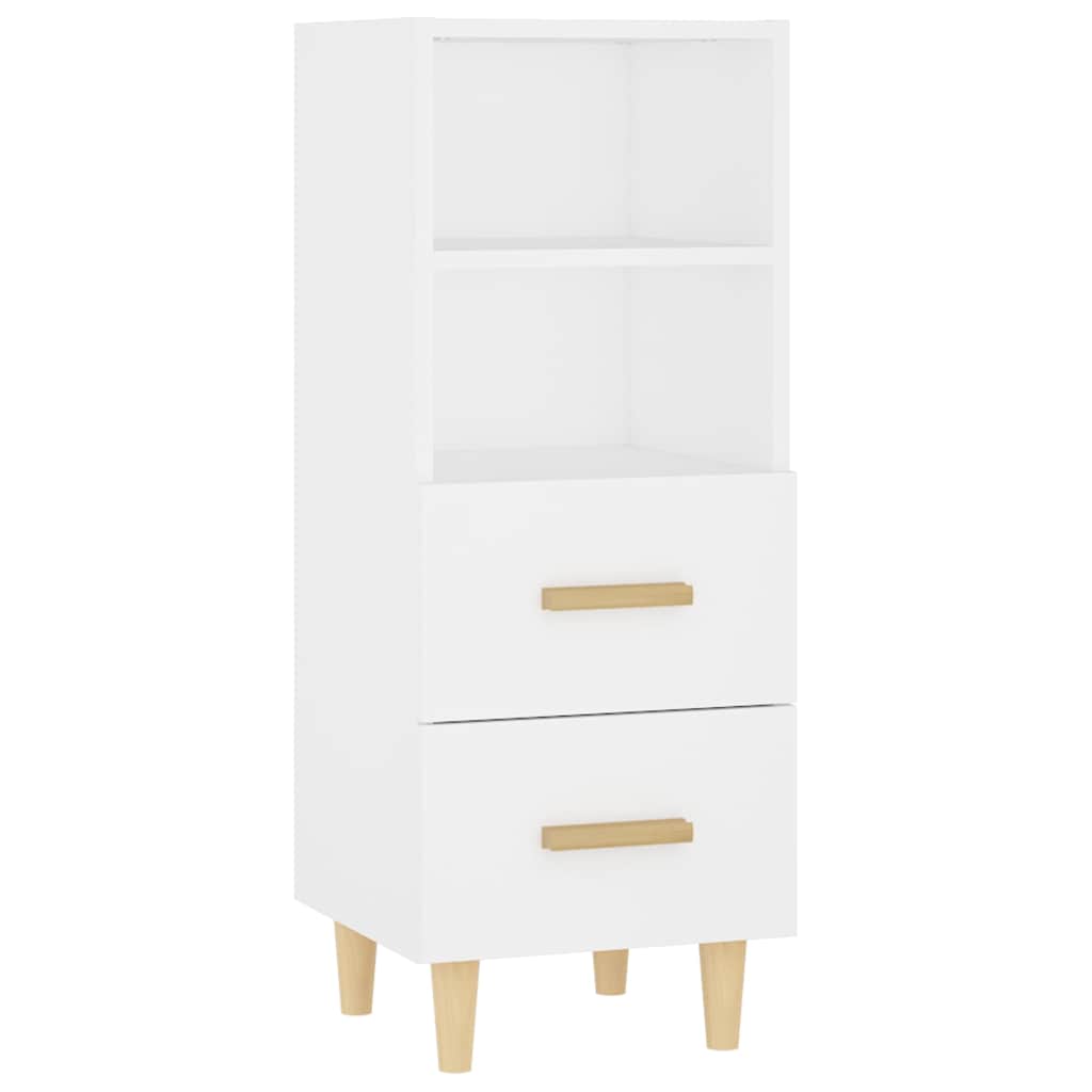 Sideboard Weiß 34,5x34x90 cm Holzwerkstoff