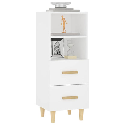 Sideboard Weiß 34,5x34x90 cm Holzwerkstoff