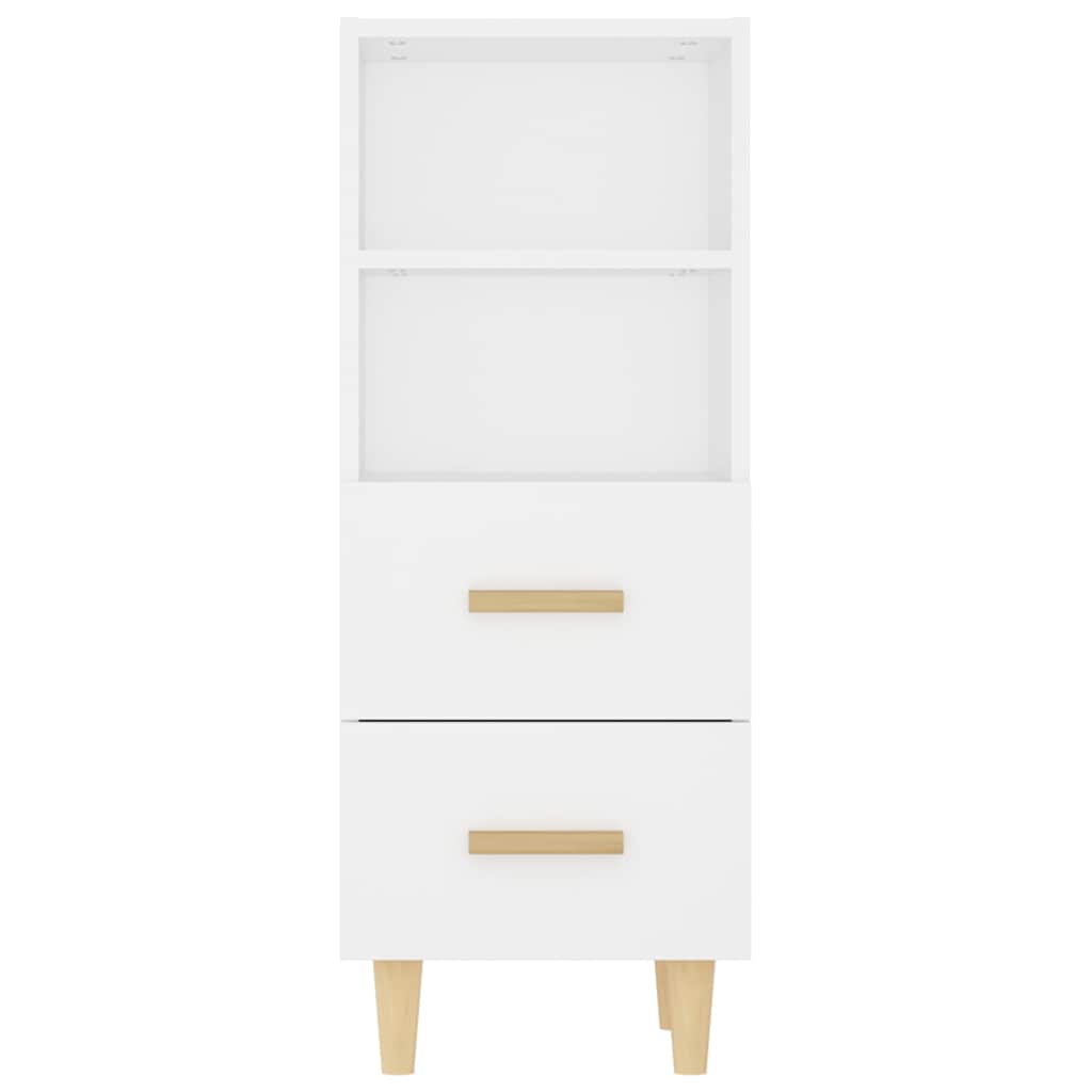 Sideboard Weiß 34,5x34x90 cm Holzwerkstoff