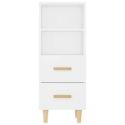 Sideboard Weiß 34,5x34x90 cm Holzwerkstoff