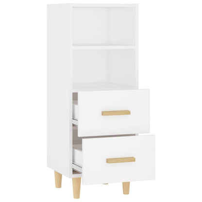 Sideboard Weiß 34,5x34x90 cm Holzwerkstoff