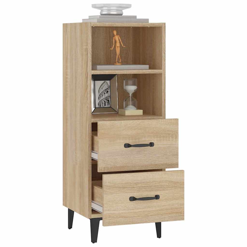 Sideboard Sonoma-Eiche 34,5x34x90 cm Holzwerkstoff