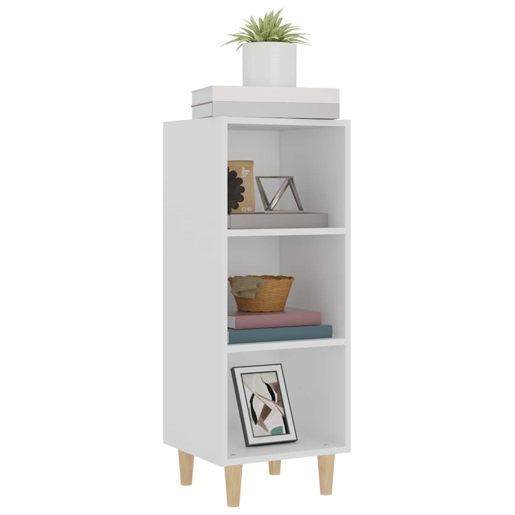 Sideboard Weiß 34,5x32,5x90 cm Holzwerkstoff