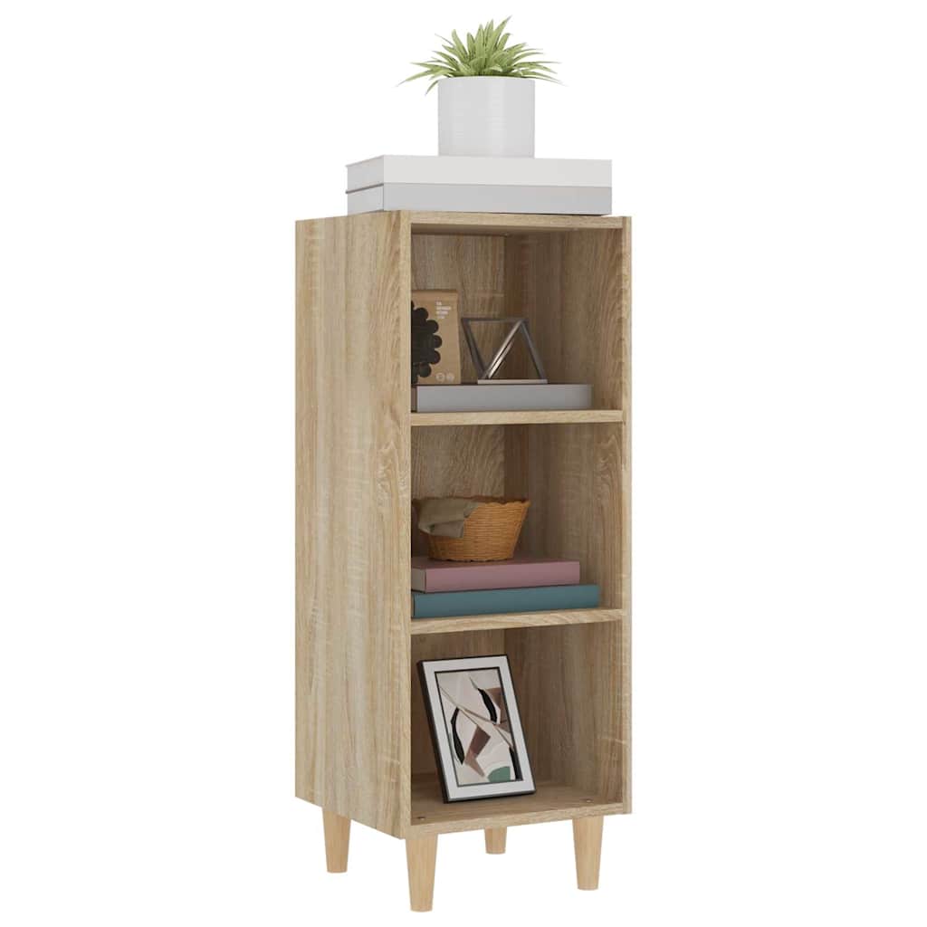 Sideboard Sonoma-Eiche 34,5x32,5x90 cm Holzwerkstoff