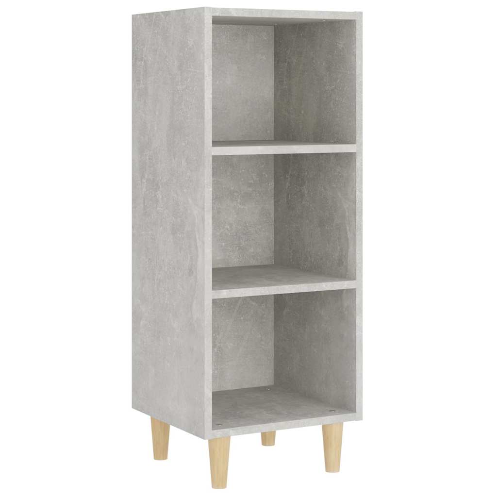 Sideboard Betongrau 34,5x32,5x90 cm Holzwerkstoff