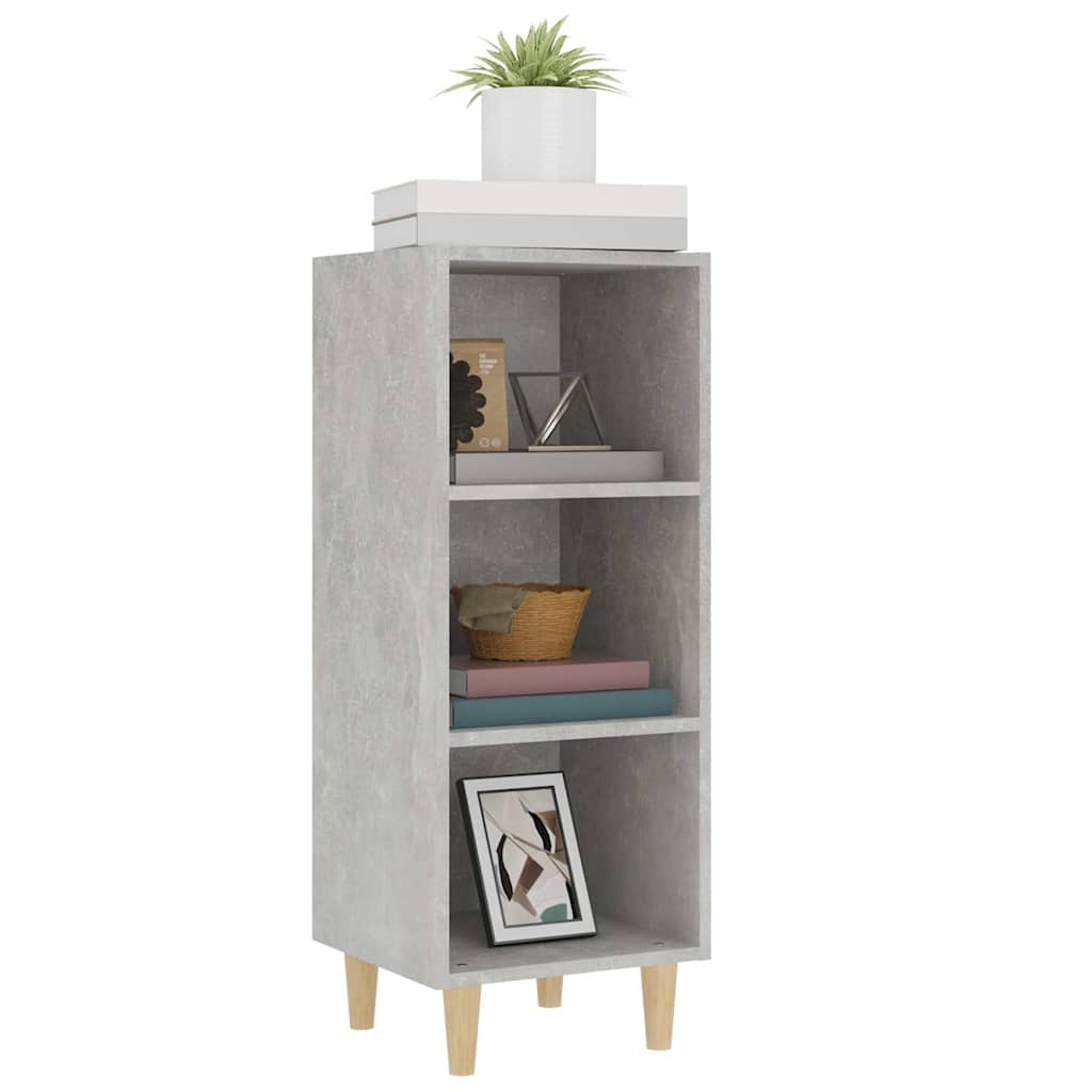 Sideboard Betongrau 34,5x32,5x90 cm Holzwerkstoff