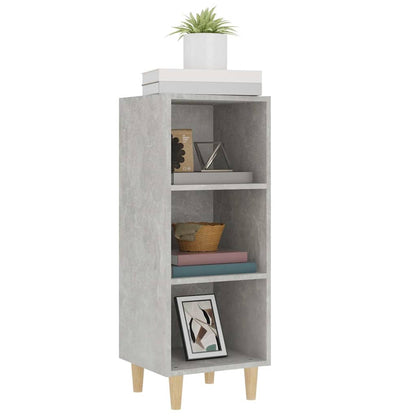 Sideboard Betongrau 34,5x32,5x90 cm Holzwerkstoff