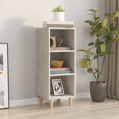 Sideboard Betongrau 34,5x32,5x90 cm Holzwerkstoff