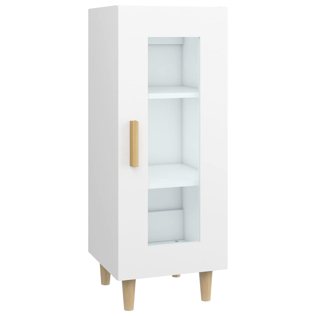 Sideboard Weiß 34,5x34x90 cm Holzwerkstoff