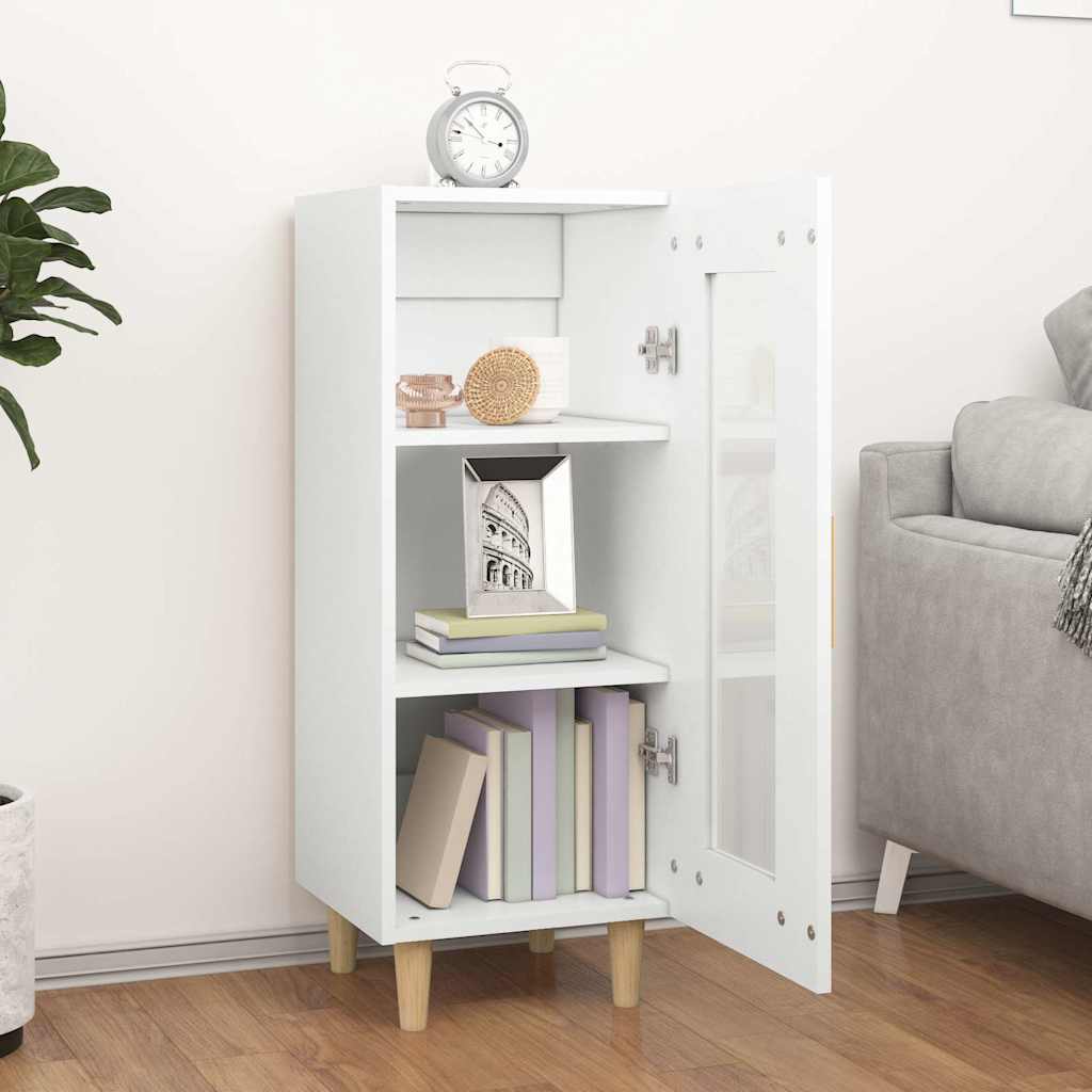 Sideboard Weiß 34,5x34x90 cm Holzwerkstoff