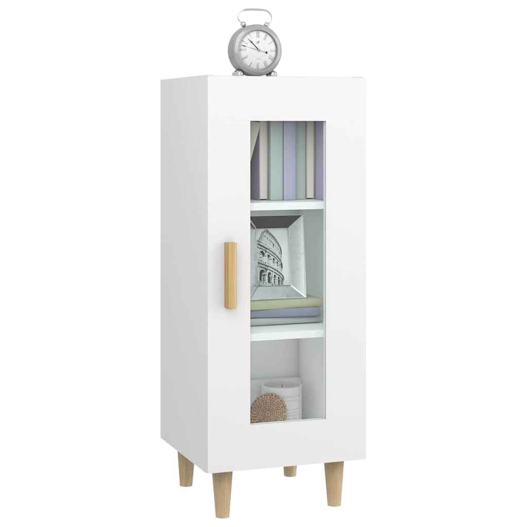 Sideboard Weiß 34,5x34x90 cm Holzwerkstoff