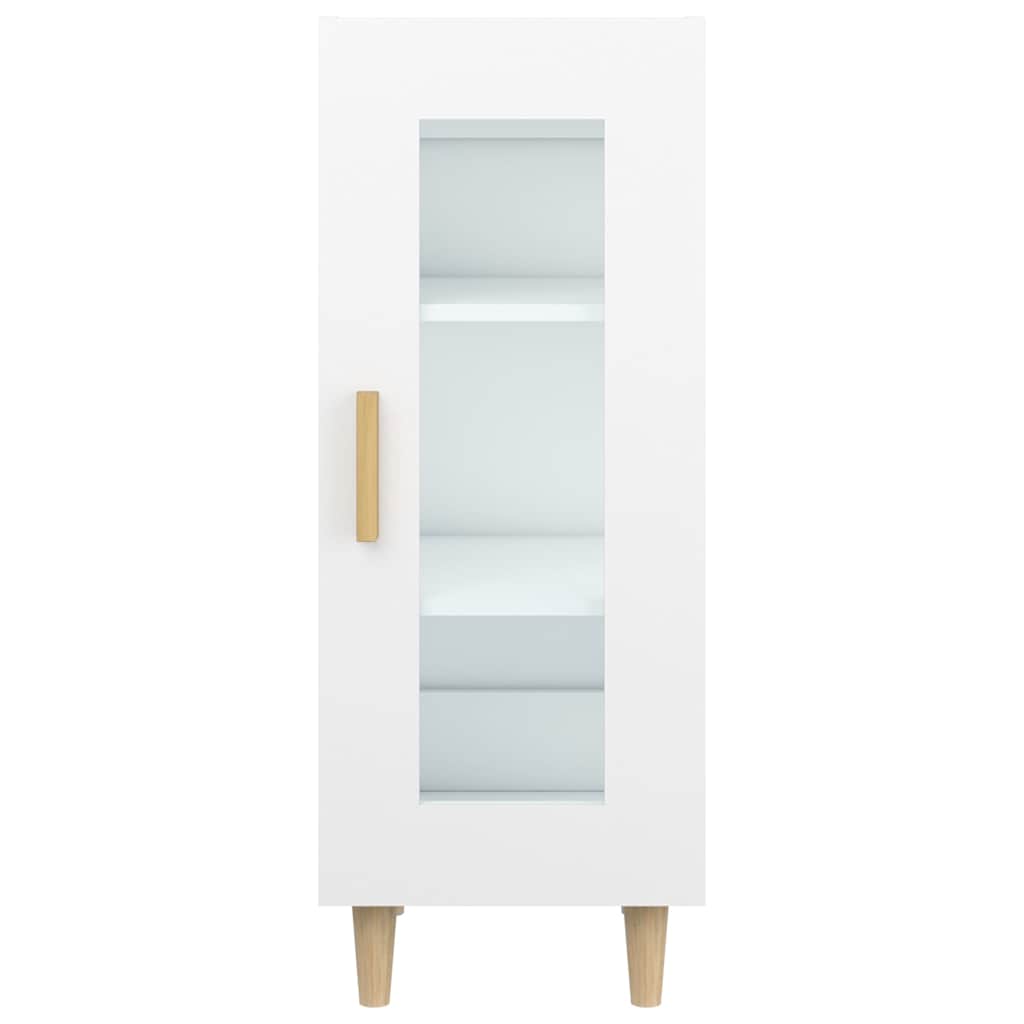 Sideboard Weiß 34,5x34x90 cm Holzwerkstoff