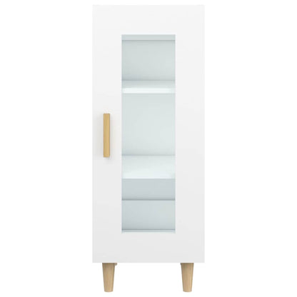 Sideboard Weiß 34,5x34x90 cm Holzwerkstoff