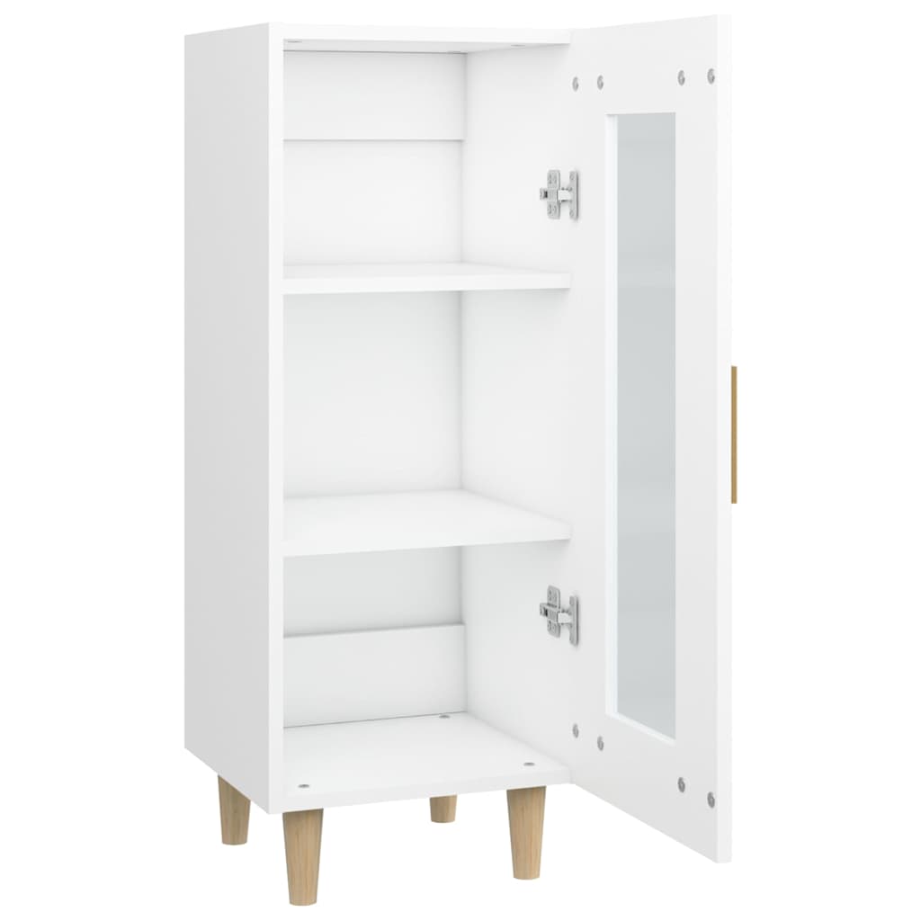 Sideboard Weiß 34,5x34x90 cm Holzwerkstoff