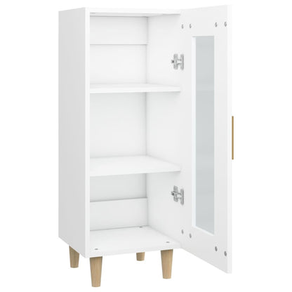 Sideboard Weiß 34,5x34x90 cm Holzwerkstoff