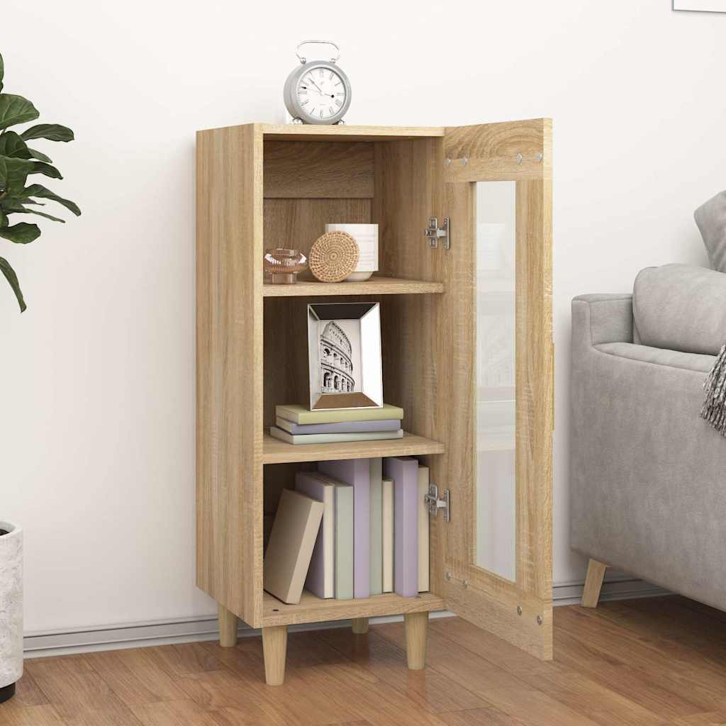 Sideboard Sonoma-Eiche 34,5x34x90 cm Holzwerkstoff
