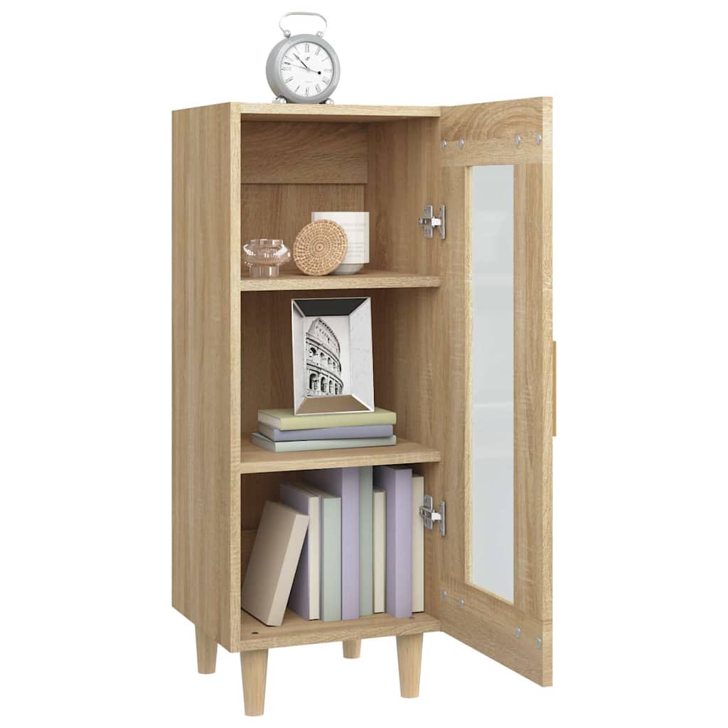 Sideboard Sonoma-Eiche 34,5x34x90 cm Holzwerkstoff